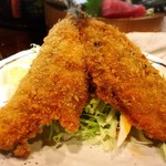 Orechi - 巨大なアジフライ600円！