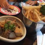 縁家 - 頂いたおでん　チビの好きなポテト