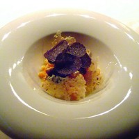 ヒカリヤ ニシ - セロリとニンジンと黒トリュフのリゾット