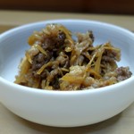 家庭料理 小川 - 牛肉と生姜のしぐれ煮？