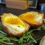 つかふき屋 - 半熟玉子カレー風味