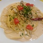 ボーノパスタ 阿見店 - ヤリイカと明太子のクリームパスタ