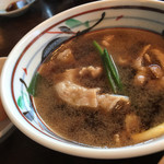 蕎傳 - 肉汁400円