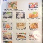 味処酒房なかむら - 夜メニュー１