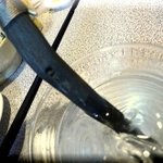 味処酒房なかむら - マドラーは活性炭です