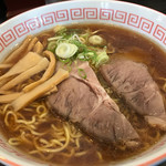 ラーメン ふくや - 醤油ラーメン(500円)