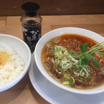 無化調 鶏白湯ラーメン 麺舗 作一 - 冷し台湾¥800 TKG¥200