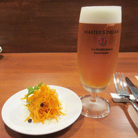 リストランテ野呂 - アミューズ300円と生ビール700円