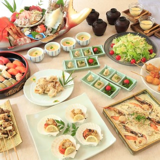 We offer various banquets and kaiseki courses◎