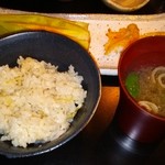 キレイになるための食卓 - しょうがご飯、椀物