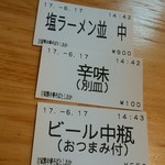 自家製中華そば としおか - 今日はこれにした！