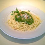 VIA Brianza - パスタメニュー 1000円 のたっぷりバジルのリグーリア風スパケッティ