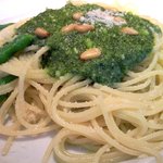 VIA Brianza - パスタメニュー 1000円 のたっぷりバジルのリグーリア風スパケッティ