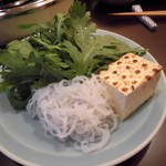 白滝・焼き豆腐・春菊