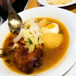 こうひいはうす - 2017/6  揚げチキンカレー3番