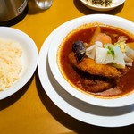 こうひいはうす - 2017/6  フィッシュフライカレー10番