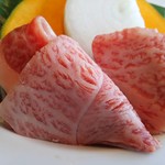 一幸 - 黒毛和牛三種です