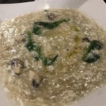 鴻福門 - 生湯葉と蟹肉の卵白とじ