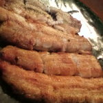 うなぎ屋酒坊・画荘 越後屋 - 関西風の白焼き。歯触りの良さにうっとり。。。山葵醤油で★