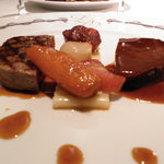 パノラミックレストラン ル・ノルマンディ - メイン(牛フィレ肉のグリル・ほほ肉の煮込み)