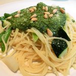 VIA Brianza - パスタメニュー 1000円 のたっぷりバジルのリグーリア風スパケッティ