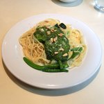 VIA Brianza - パスタメニュー 1000円 のたっぷりバジルのリグーリア風スパケッティ