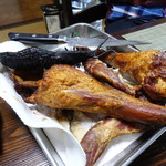 かたつむり - 鹿の膵臓とハクビシンのスモーク