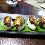 かたつむり - ポルチーニの寿司