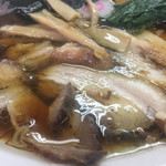 青島食堂 - 薄切り焼豚