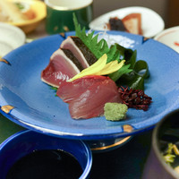 うなぎ ふぐ 懐石 日比野 - 天ぷら御膳の刺身