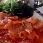 柊山ガーデン - サーモンのピッツァ　ハーフ