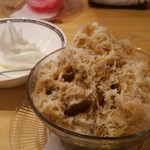 コメダ珈琲店 - コーヒーミルクかき氷とソフトクリーム