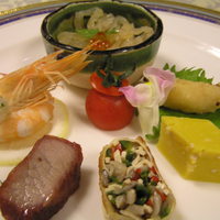 中国料理　三楽 - 前菜盛り合わせ　六種