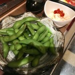 讃岐焼肉処 屋嶋苑 - スピードメヌーは枝豆とポテサラ