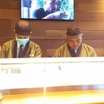 Sushi Masa - 1706 Sushi Masa(鮨昌) カウンター席 ちゃんとネクタイして握ってます！