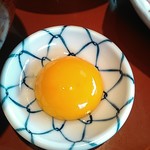 Sagami - お好みで卵黄を丼にかけて(^^)