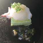 ブラッスリー ハルナ - アミューズ 蛸とゴーヤのババロア