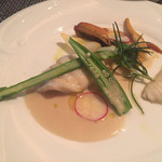 ブラッスリー ハルナ - 石鰈のヴァプール そのえんがわ ホヤ 燻製ムール貝