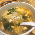 七輪炭火焼肉ホルモンすず - あっさり玉子クッパ