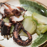 うを徳 - 2017.6 佐島蛸スモーク、茨城ザーサイ浅漬け