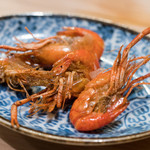 うを徳 - 2017.6 四万十川手長海老素揚げ