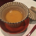 割烹 新多久 - 毛蟹の茶碗蒸し