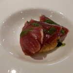 ポエシア - 高知産カツオのタタキとトマトのクスクス