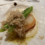 宮城産ホタテ貝柱とサマートリュフ