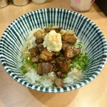 らーめん札幌直伝屋 - 山わさびチャーシュー丼  @250円(2017.06)
