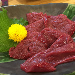 食楽処 あ - サメの心臓刺身