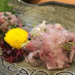 食楽処 あ - 鯵のタタキ 大葉、ネギの2種類