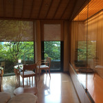 山中温泉　花紫 - 露天風呂あがったところにある休憩所