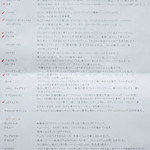 イデミスギノ - 商品説明を記載した用紙を貰いました。素晴らしい！！