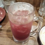 ダルバートダイニング - チャットマサラ入りカシスソーダ